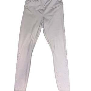 Athleta Contender Aero 7/8 Tight Leggings Gray Perforated